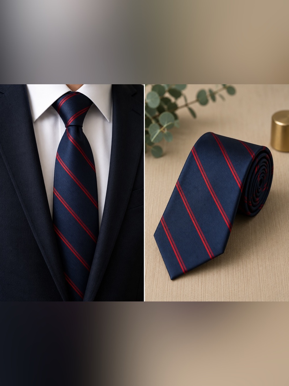 Vintage Oscar de la Renta Luxury Silk Necktie